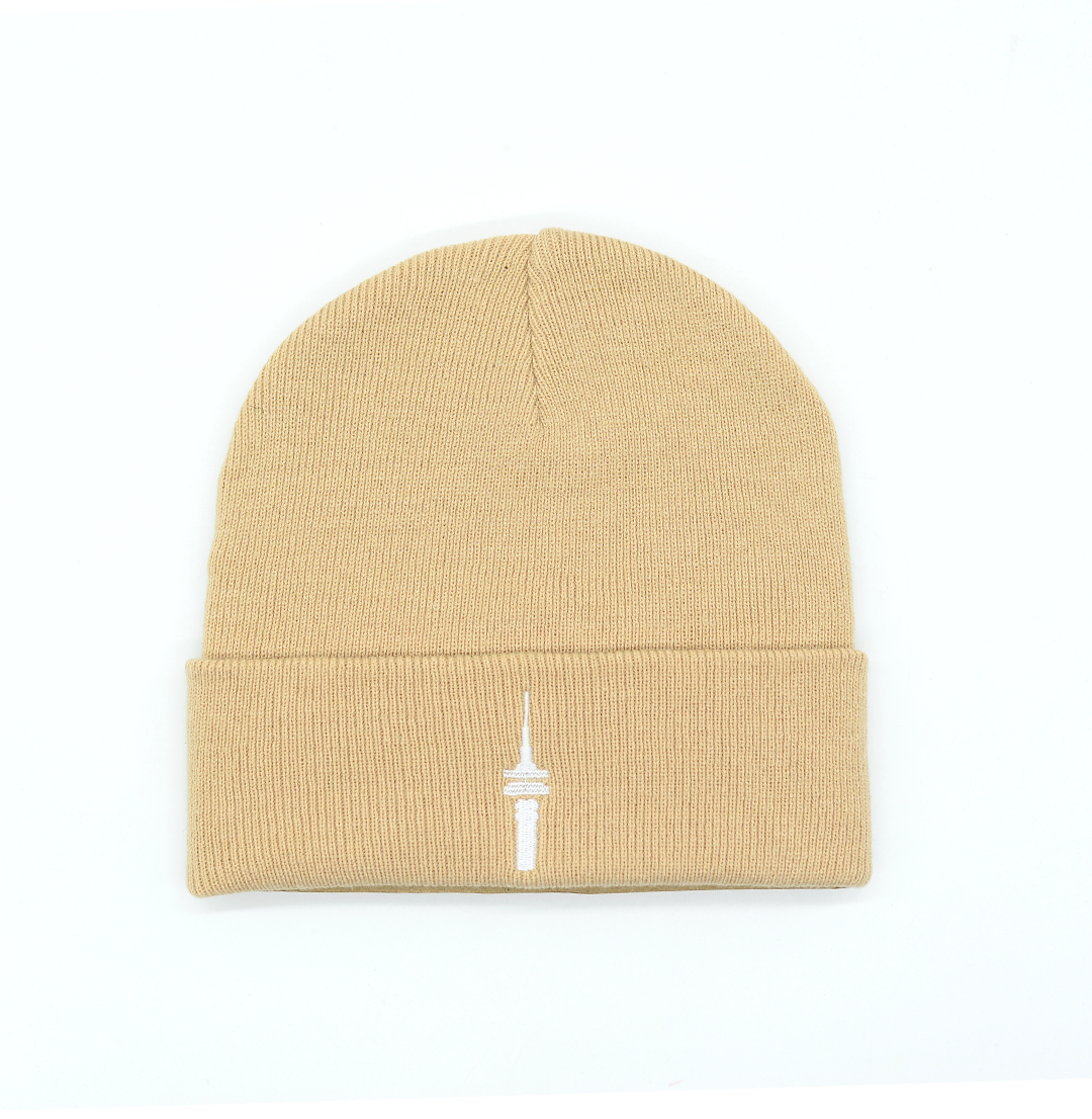 Tv-torony Minimál Téli Sapka - Krém