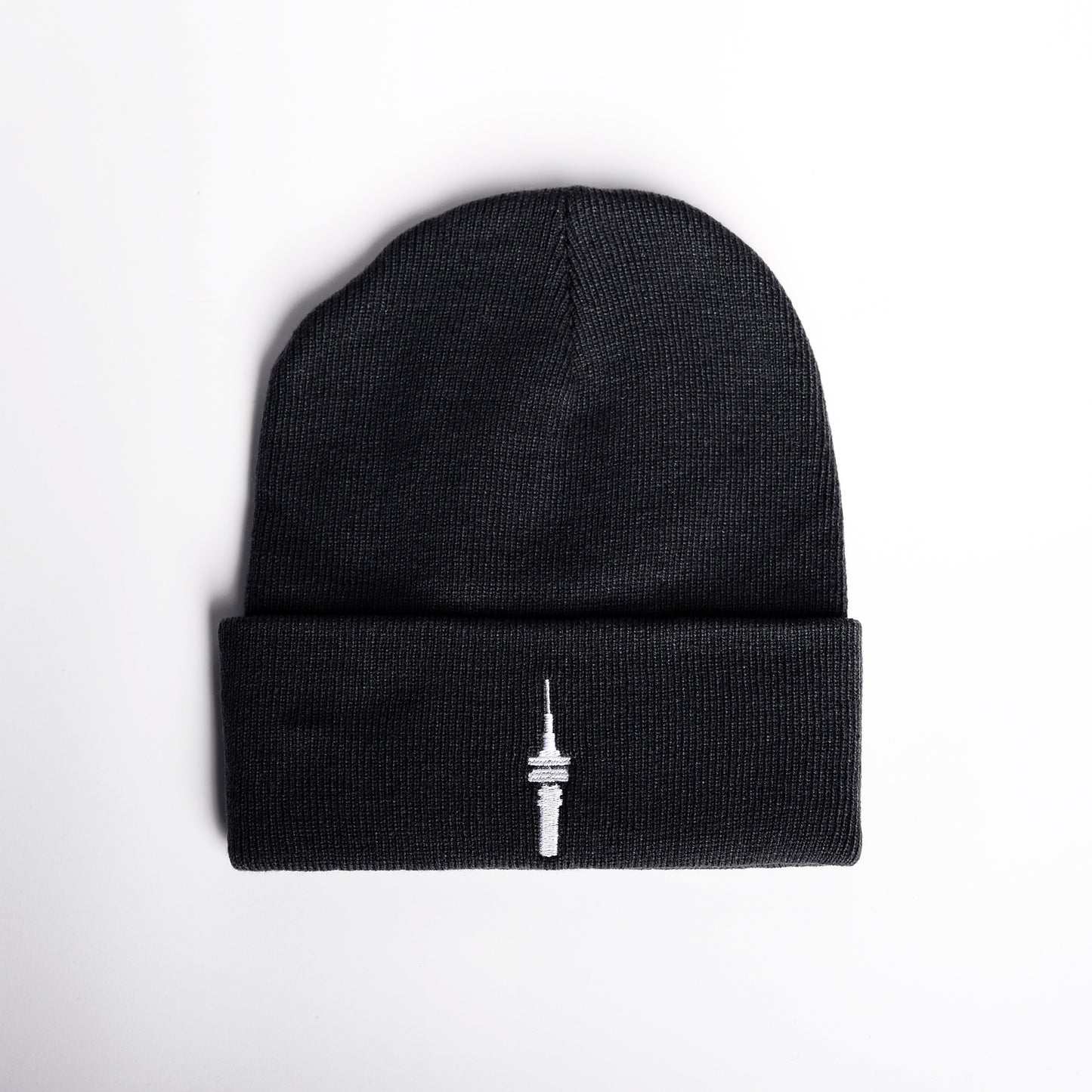 Tv-torony Minimál Téli Sapka - Fekete