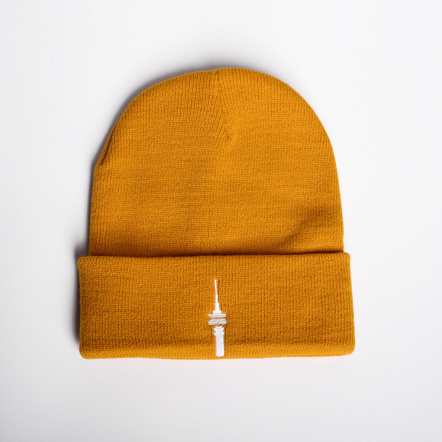 Tv-torony Minimál Téli Sapka - Mustár