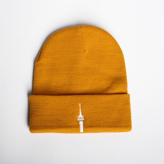 Tv-torony Minimál Téli Sapka - Mustár